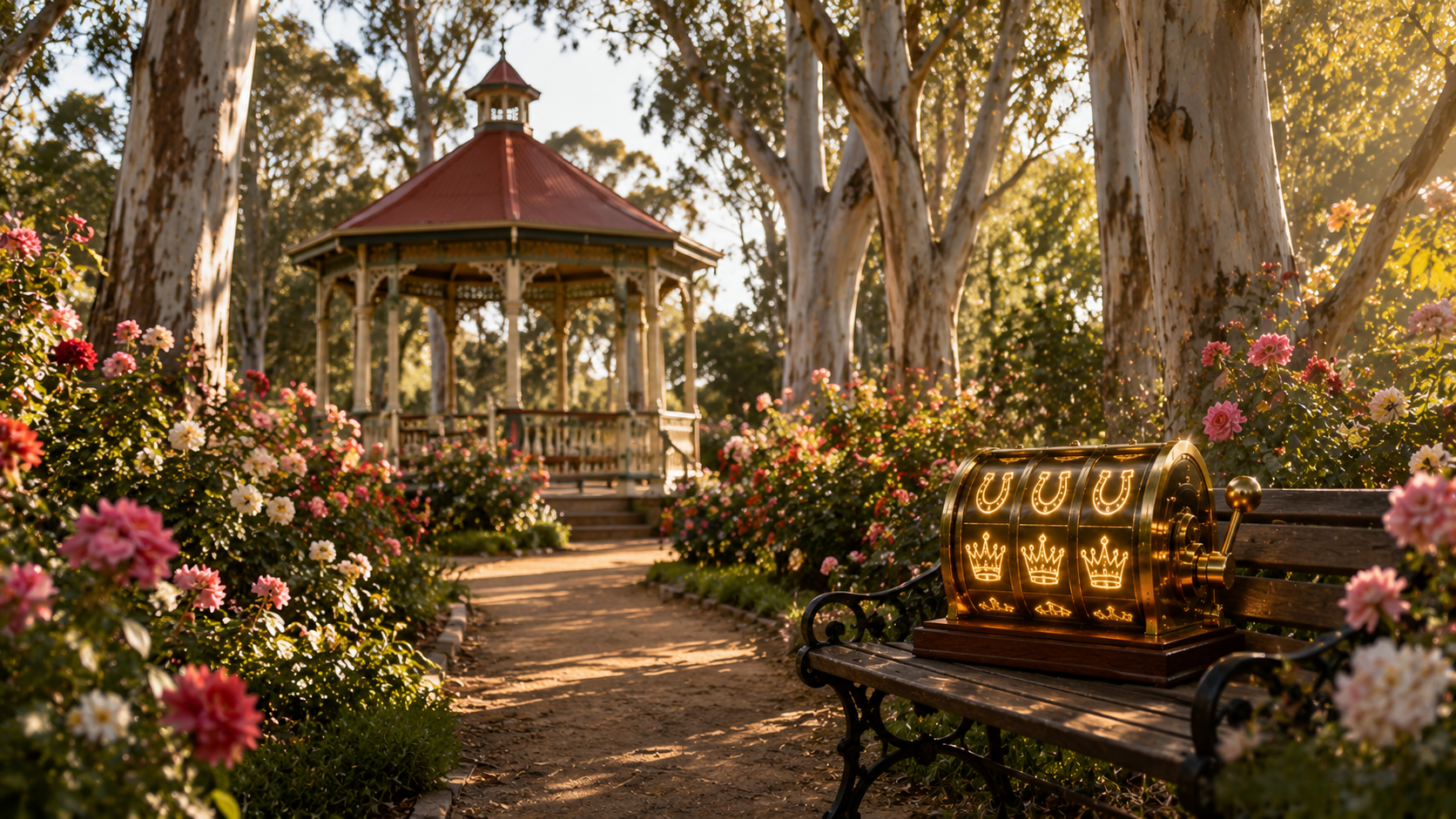 Keasrian Alam dan Lanskap Taman di Sekitar Camarillo Ranch House